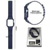 Apple Watch 40/41mm Rem med Cover Silikone Magnetlukning Grøn