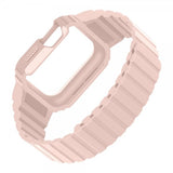 Apple Watch 40/41mm Rem med Skal Silikone Magnetlukning Rosa