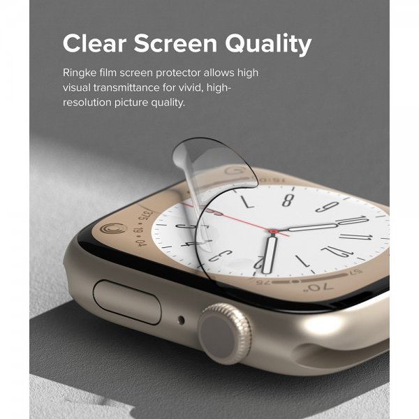 Ringke Apple Watch 40/41mm Skærmbeskyttelse Dual Easy Film 3-pak