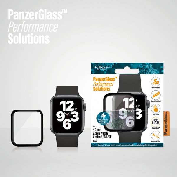 PanzerGlass Apple Watch 40mm (Series 4/5/6/SE) Skærmbeskytter Antibakteriel