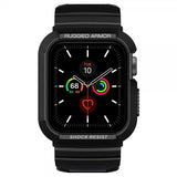 Spigen Apple Watch 40/41 mm Urrem med cover Rugged Armor Pro Sort