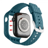 Apple Watch 41mm Rem Vævet Struktur Grønblå