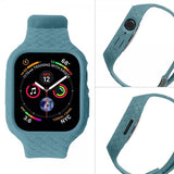 Apple Watch 41mm Rem Vævet Struktur Grønblå