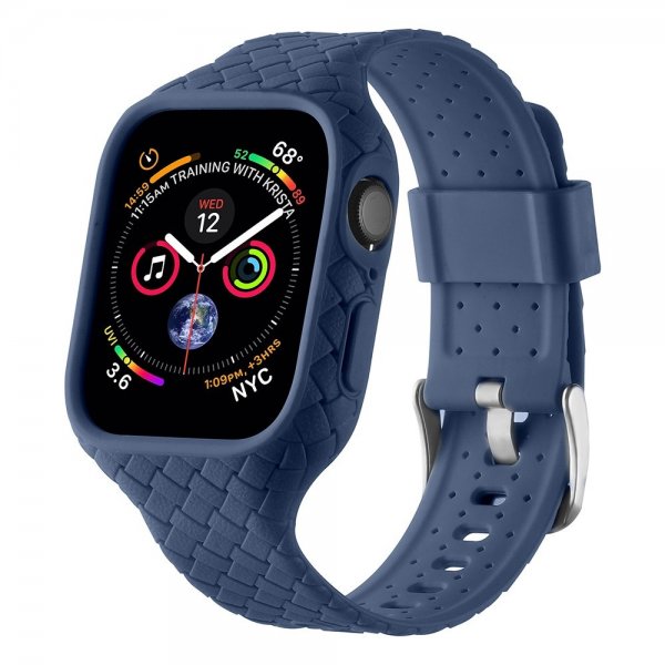 Apple Watch 41mm Rem Vævet Struktur Mørkeblå