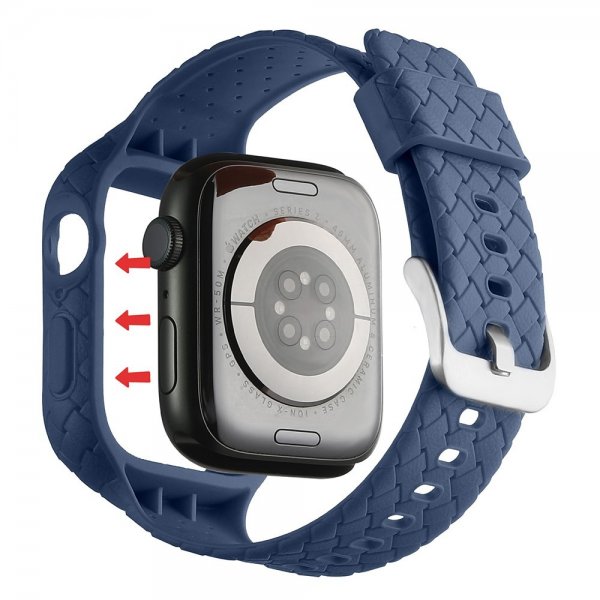Apple Watch 41mm Rem Vævet Struktur Mørkeblå