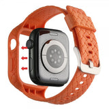 Apple Watch 41mm Rem Vævet Struktur Orange
