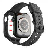 Apple Watch 41mm Rem Vævet Struktur Sort