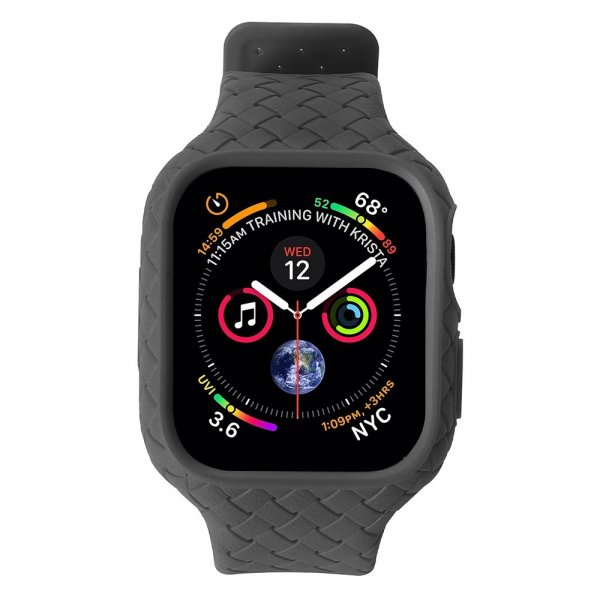 Apple Watch 41mm Rem Vævet Struktur Sort