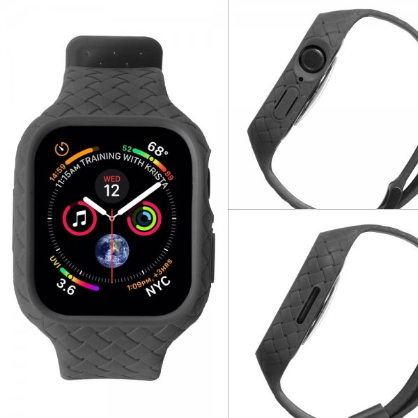 Apple Watch 41mm Rem Vævet Struktur Sort