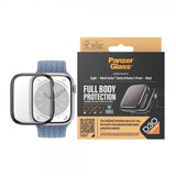 PanzerGlass Apple Watch 41mm Cover med Skærmbeskyttelse Fuld Kropsbeskytter Sort