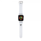 Karl Lagerfeld Apple Watch 44/45/46mm/Apple Watch Ultra Rem Silikone NFT Choupette Hvid