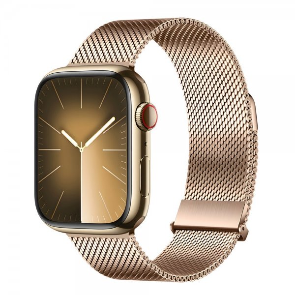 Dux Ducis Apple Watch 44/45/46mm/Apple Watch Ultra Rem Milanese Pro Series Guld
