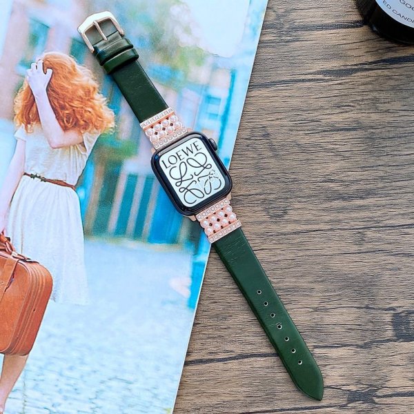 Apple Watch 44/45/46mm/Apple Watch Ultra Perler Grøn