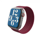 Gear4 Apple Watch 44/45/46mm/Apple Watch Ultra Armbånd Flettet Urrem Medium Wine