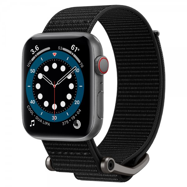 Spigen Apple Watch 44/45/46mm/49mm Armbånd DuraPro Flex Sort