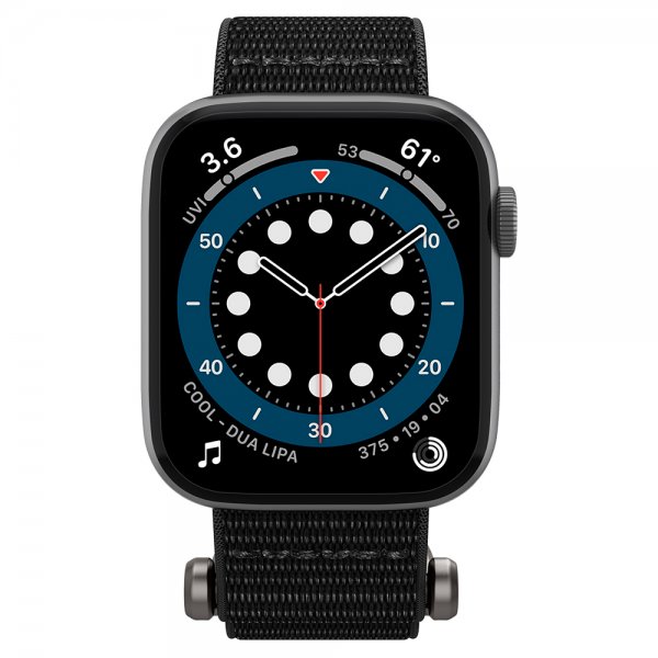 Spigen Apple Watch 44/45/46mm/49mm Armbånd DuraPro Flex Sort