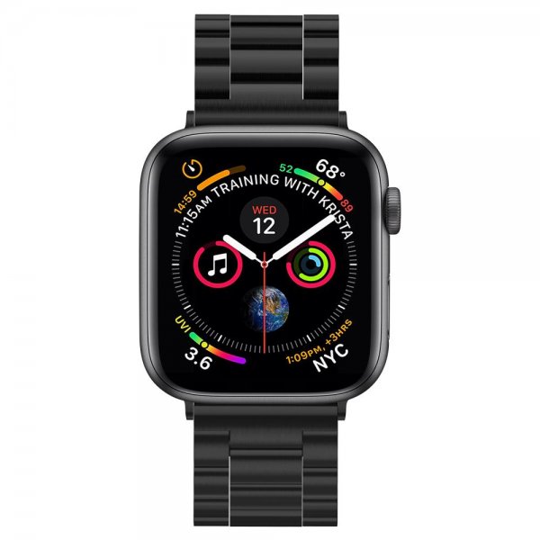Spigen Apple Watch 42/44/45mm/Apple Watch Ultra Rem Modern Fit Sort