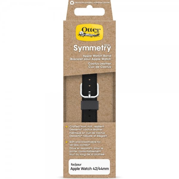 Otterbox Apple Watch 44/45/46 mm Rem Symmetry Cactus Læder Noir Ash