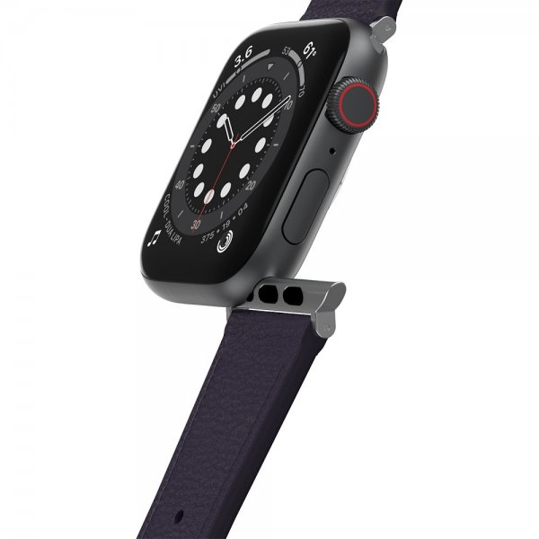 Otterbox Apple Watch 44/45/46mm Rem Symmetry Kaktus Læder Blomme Luksus