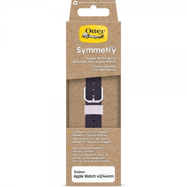 Otterbox Apple Watch 44/45/46mm Rem Symmetry Kaktus Læder Blomme Luksus
