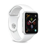 Puro Apple Watch 44/45/46mm/Apple Watch Ultra Armbånd ICON Silikonebånd Hvid