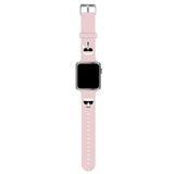 Karl Lagerfeld Apple Watch 42/44/45mm/Apple Watch Ultra Rem Karl & Choupette Rosa