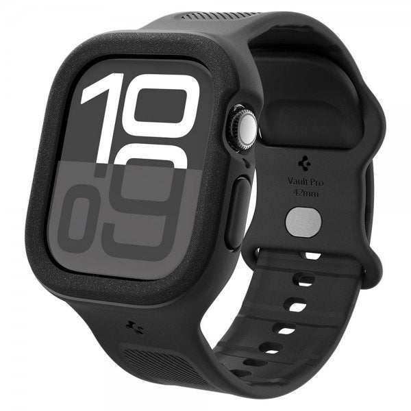 Spigen Apple Watch 42mm (Serie 10/11) Rem og Cover Vault Pro Mat Sort