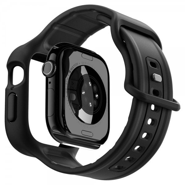 Spigen Apple Watch 42mm (Serie 10/11) Rem og Cover Vault Pro Mat Sort