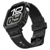 Spigen Apple Watch 42mm (Serie 10/11) Rem Rugged Armor Pro 2 Mat Sort