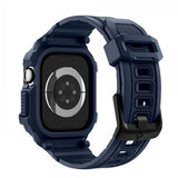 Spigen Apple Watch 42 mm (serie 10/11) urrem Rugged Armor Pro 2 Marineblå