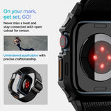 Spigen Apple Watch 42mm (Series 10/11) Rem og Etui Lite Fit Pro Mat Sort