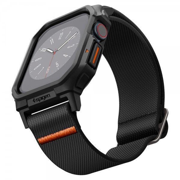 Spigen Apple Watch 42mm (Series 10/11) Rem og Etui Lite Fit Pro Mat Sort