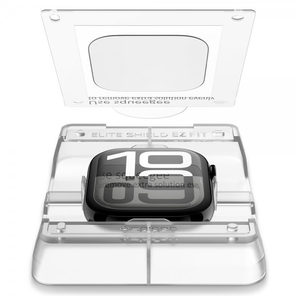 Spigen Apple Watch 42mm (Serie 10/11) Skærmbeskyttelse EliteShield EZ Fit 2-pak
