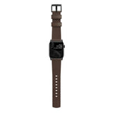 Nomad Apple Watch 44/45/46mm/Apple Watch Ultra urrem Modern Band Black Hardware Rustic Brown