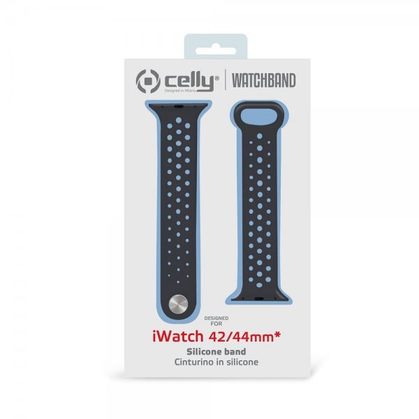 Celly Apple Watch 44/45/46mm Rem Watchband Sort