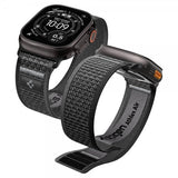 Spigen Apple Watch 44/45/46mm/Ultra 49mm Rem Athlex Air 2 Active Sort Grå