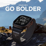 Spigen Apple Watch 44/45/46mm/Ultra 49mm Rem Athlex Air 2 Active Sort Grå