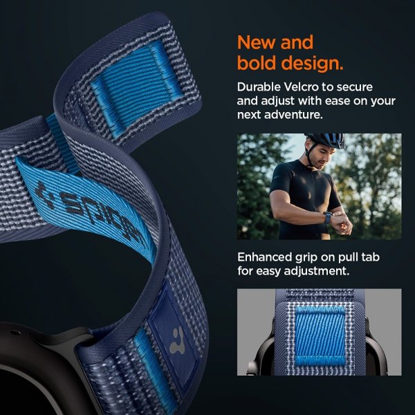 Spigen Apple Watch 44/45/46mm/Ultra 49mm Rem Athlex Air 2 Active Navy