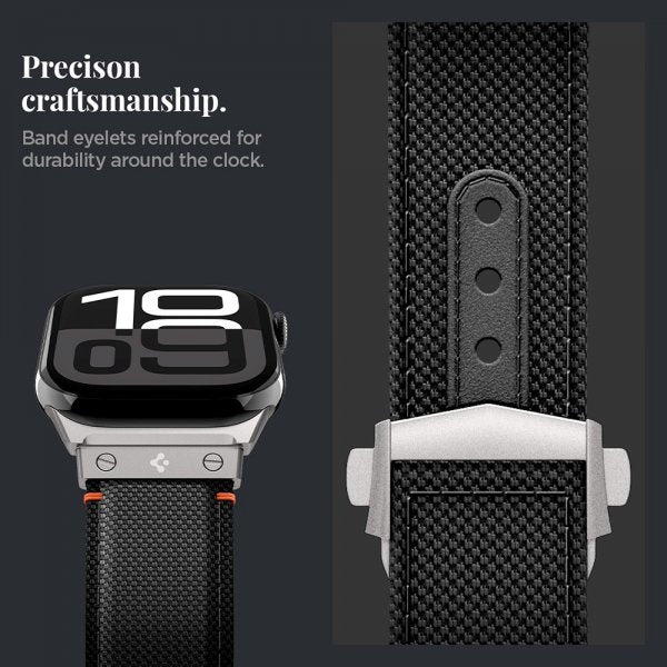 Spigen Apple Watch 44/45/46mm/Ultra 49mm Rem Classic Fit Sort