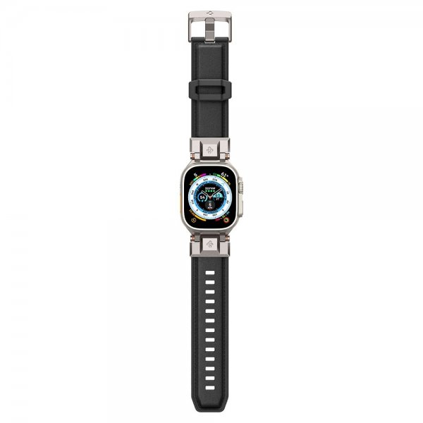 Spigen Apple Watch 44/45/46mm/Ultra 49mm Rem DuraPro Armor PU Sort