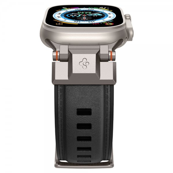 Spigen Apple Watch 44/45/46mm/Ultra 49mm Rem DuraPro Armor PU Sort