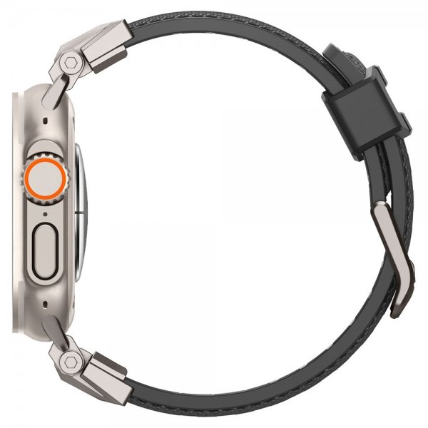 Spigen Apple Watch 44/45/46/49mm Armbånd DuraPro Armor Sort