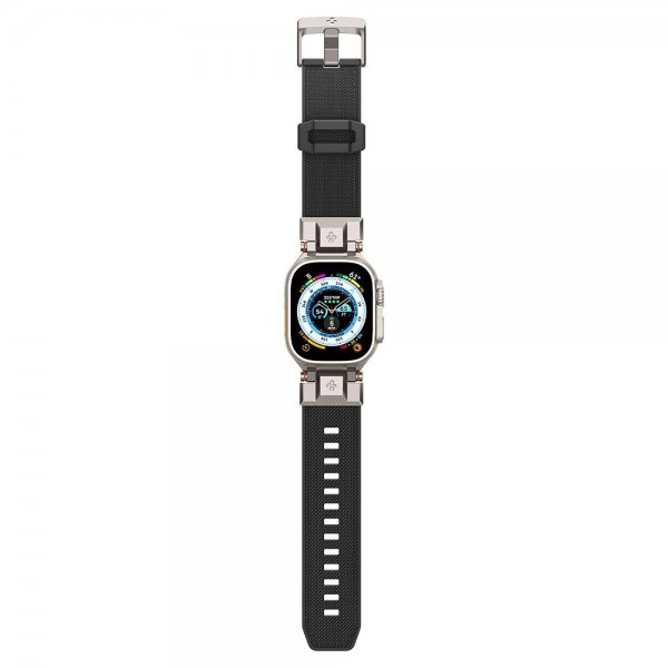 Spigen Apple Watch 44/45/46/49mm Armbånd DuraPro Armor Sort