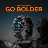 Spigen Apple Watch 44/45/46/49mm Armbånd DuraPro Armor Sort