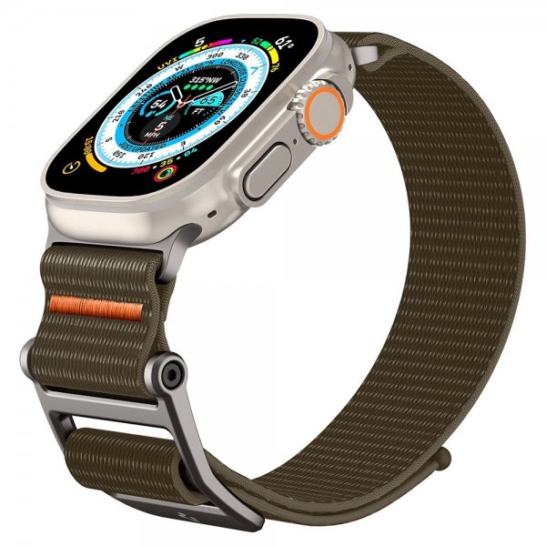 Spigen Apple Watch 44/45/46mm/Ultra 49mm Armbånd DuraPro Flex Khaki