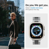 Spigen Apple Watch 44/45/46mm/Ultra 49mm Rem Modern Fit 316L Sølv