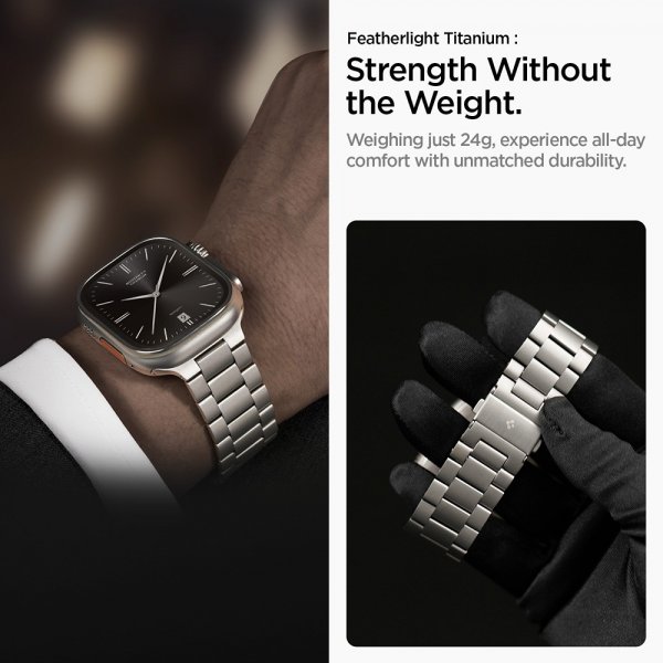 Spigen Apple Watch 44/45/46mm/Ultra 49mm Rem Modern Fit Titanium Natural Titanium