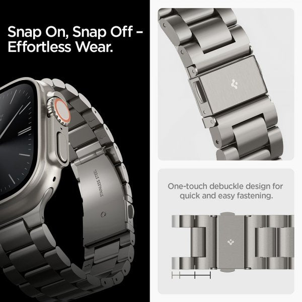 Spigen Apple Watch 44/45/46mm/Ultra 49mm Rem Modern Fit Titanium Natural Titanium