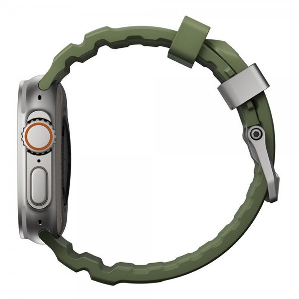Nomad Apple Watch 44/45/46mm/Ultra 49mm Rem Rocky Point Natural Forest