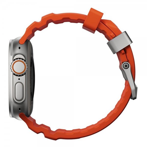 Nomad Apple Watch 44/45/46mm/Ultra 49mm Rem Rocky Point Natural Magma